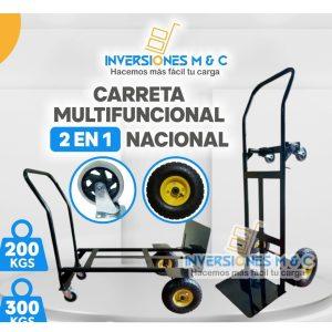 Carreta Multifuncional 2 en 1 - Producto Nacional