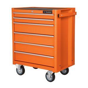 Gabinete metálico móvil, 6 cajones, capacidad 130 kg, Truper